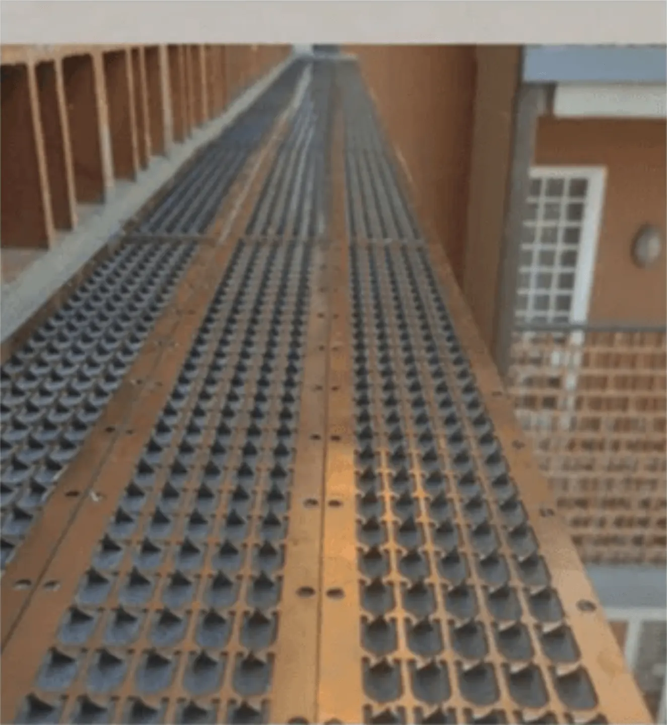 TIKOL installed on a cornice