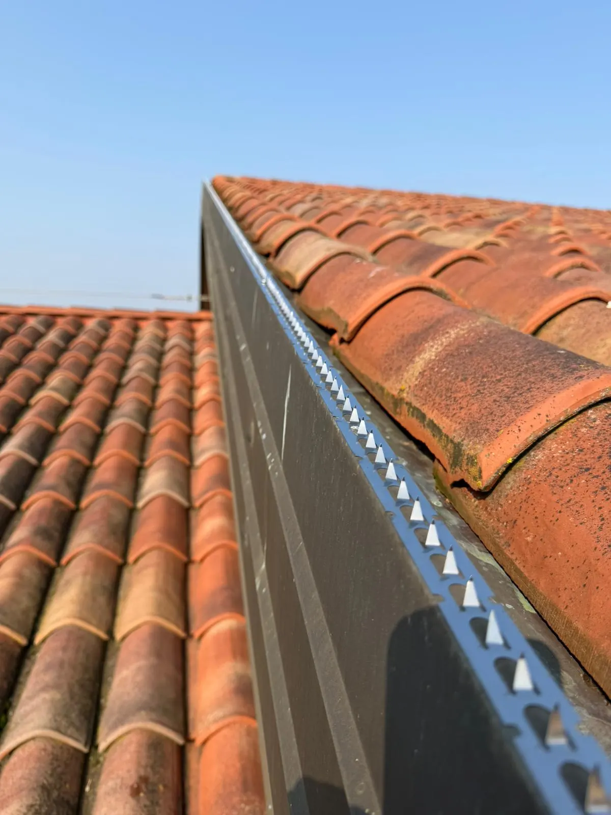 TIKOL installed along a roof edge